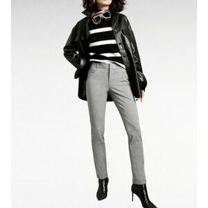 Banana Republic Sloan Heather Gray Skinny‎ Slim Fit Ankle Pants Women's Size 2